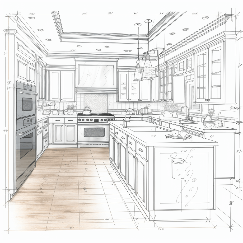 Kitchen Design Blueprint 3 
